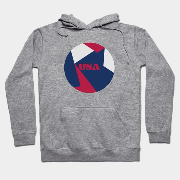 USA Soccer - United States of America Hoodie by Designedby-E